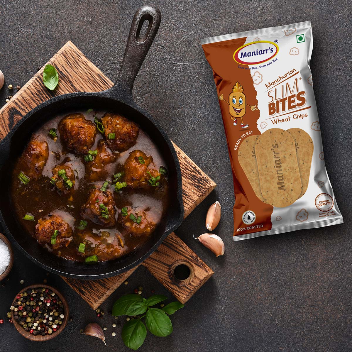 Maniarr's Slim Bite Manchurian (60gm) (60Gm) Maniarr's Slim Bite Manchurian (60gm) (60Gm)